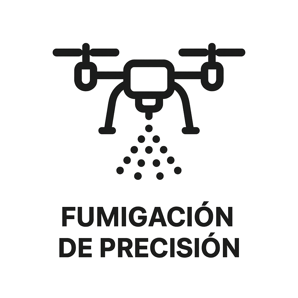 Drone fumigando